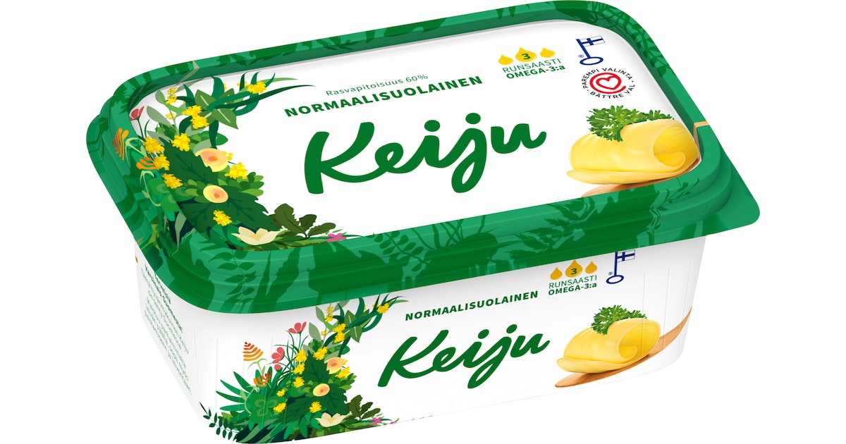 Keiju normal salt margarine 60% 400g